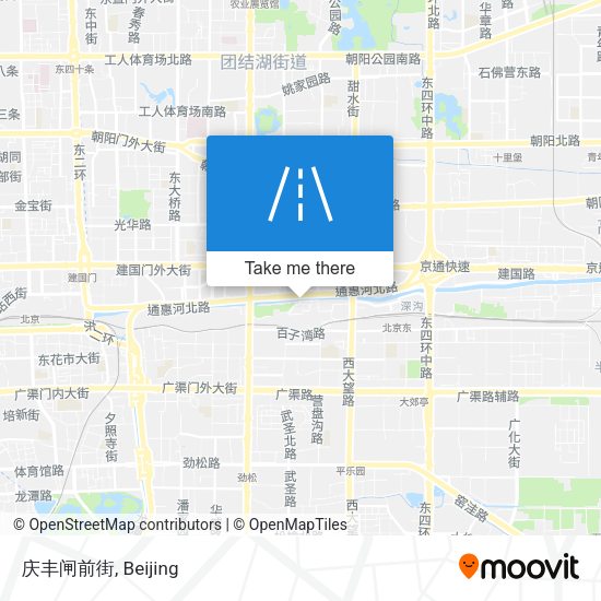 庆丰闸前街 map