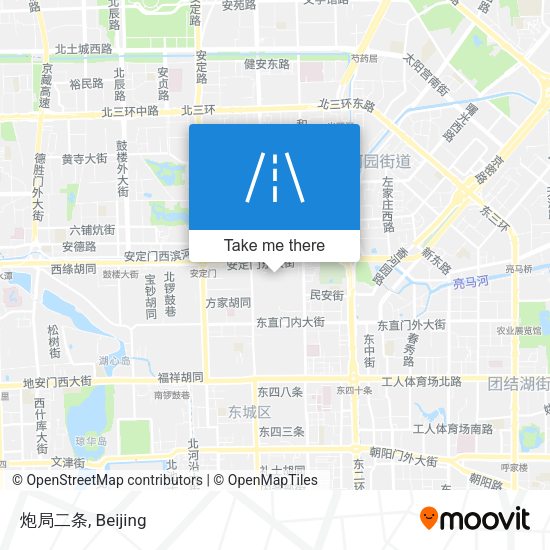 炮局二条 map