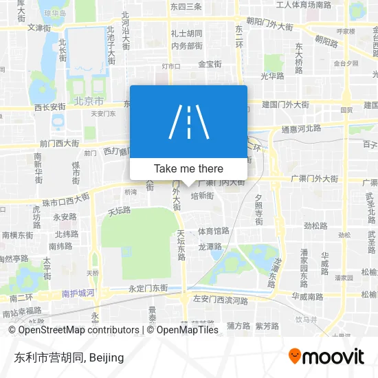 东利市营胡同 map