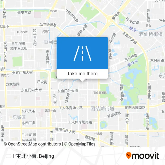 三里屯北小街 map