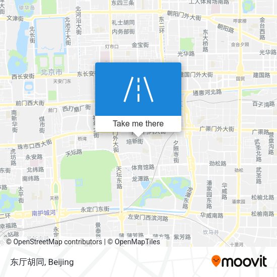东厅胡同 map