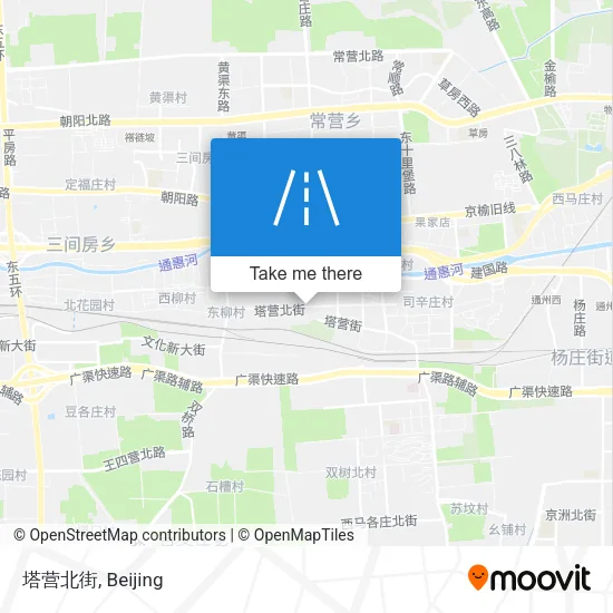 塔营北街 map