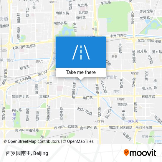 西罗园南里 map