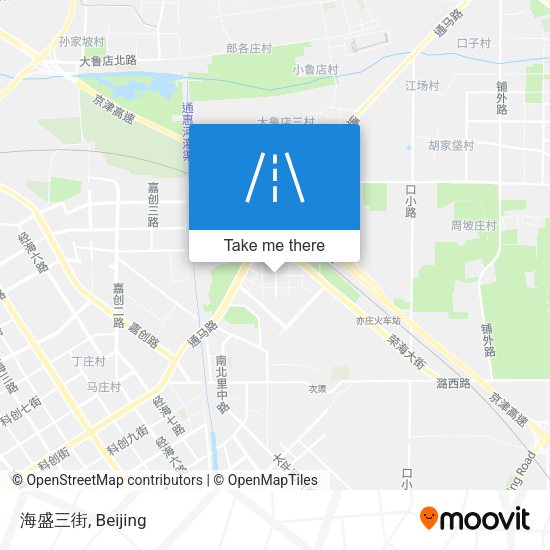 海盛三街 map