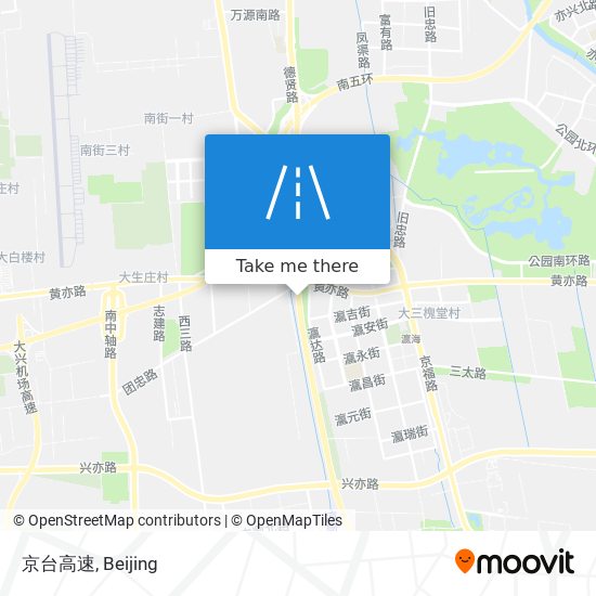 京台高速 map
