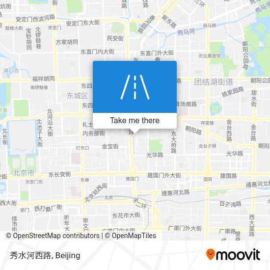 秀水河西路 map
