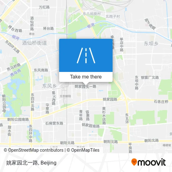 姚家园北一路 map
