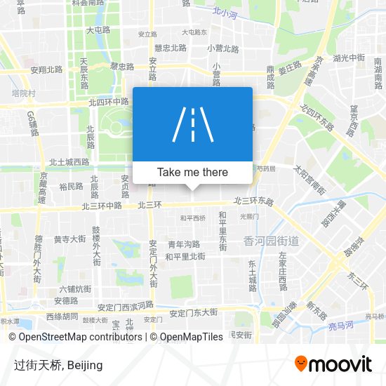 过街天桥 map