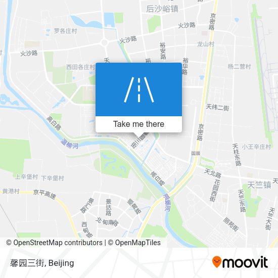 馨园三街 map