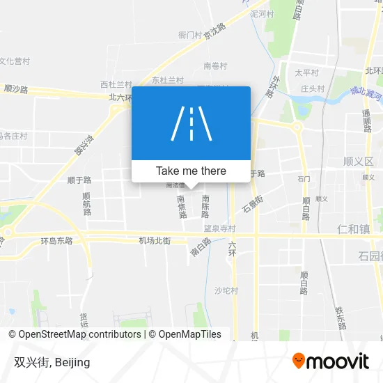 双兴街 map