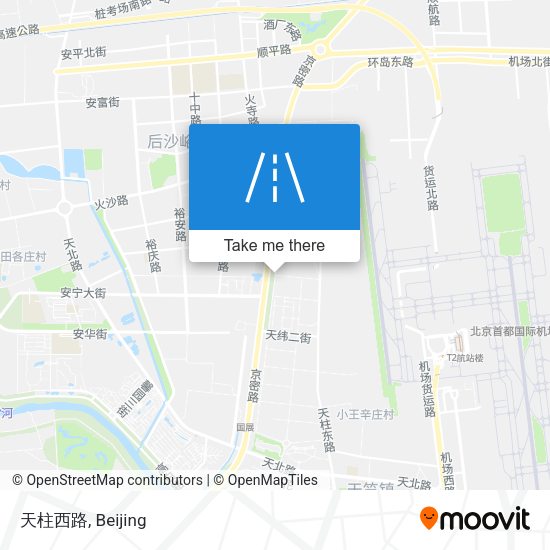 天柱西路 map