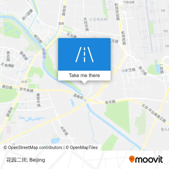 花园二街 map