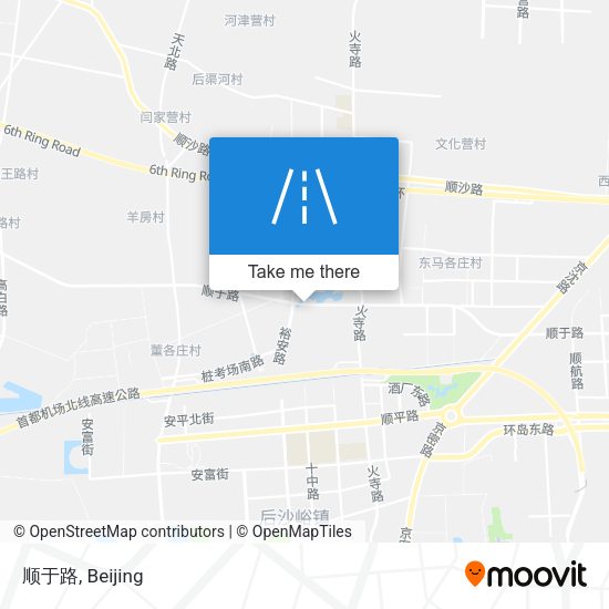 顺于路 map