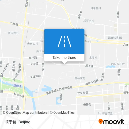 顺于路 map