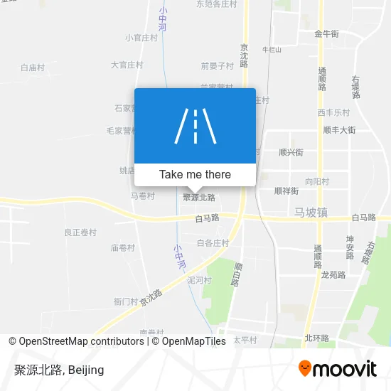 聚源北路 map