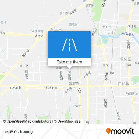 南陈路 map