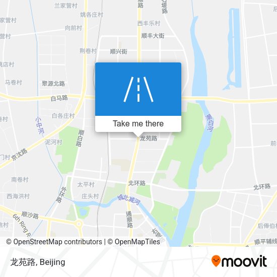 龙苑路 map