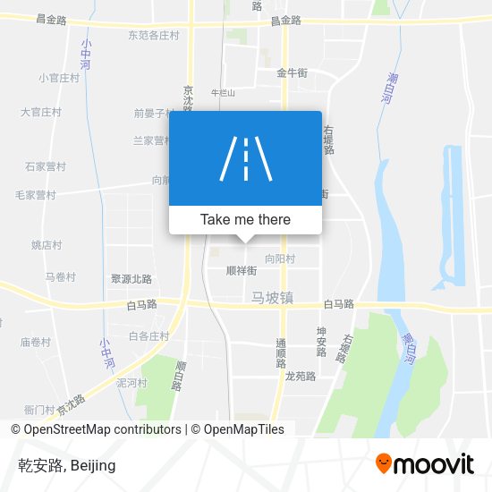 乾安路 map