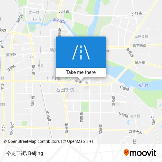 裕龙三街 map