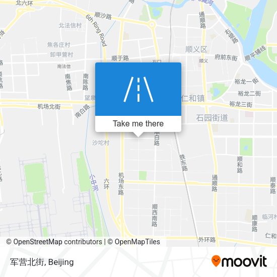 军营北街 map