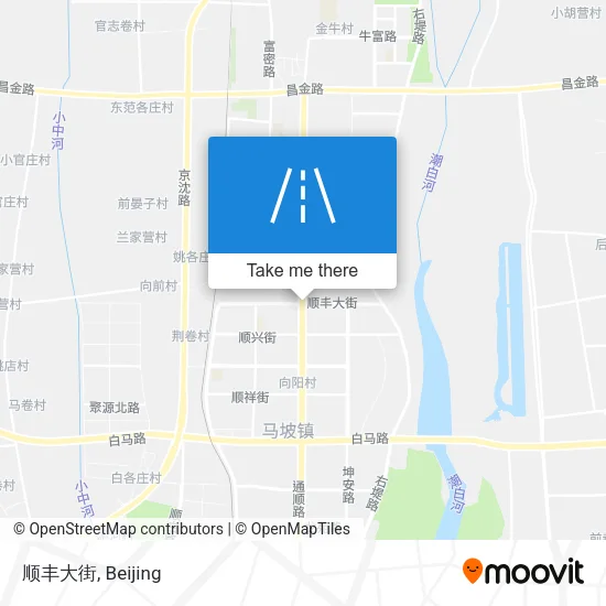顺丰大街 map