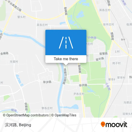滨河路 map