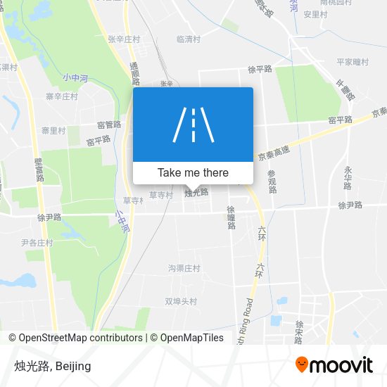 烛光路 map