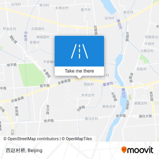 西赵村桥 map