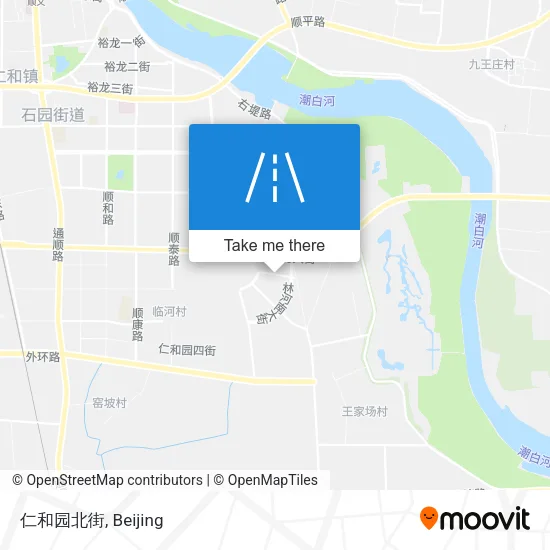 仁和园北街 map