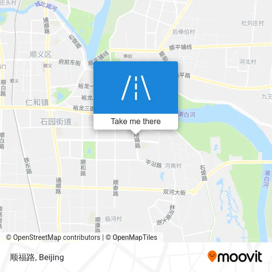 顺福路 map