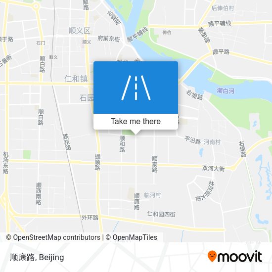 顺康路 map