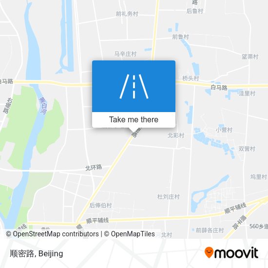 顺密路 map