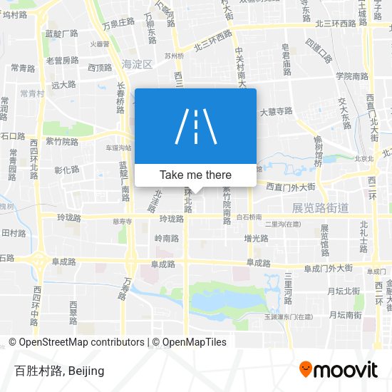 百胜村路 map