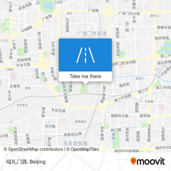 端礼门路 map