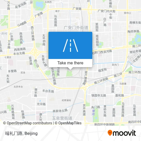 端礼门路 map