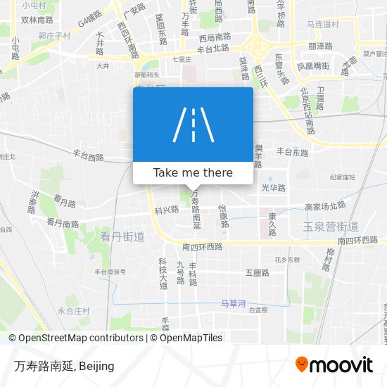 万寿路南延 map