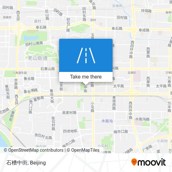 石槽中街 map