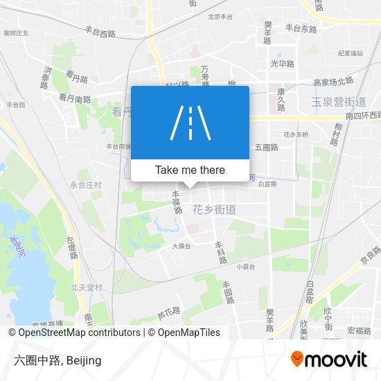 六圈中路 map