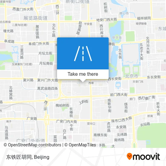 东铁匠胡同 map