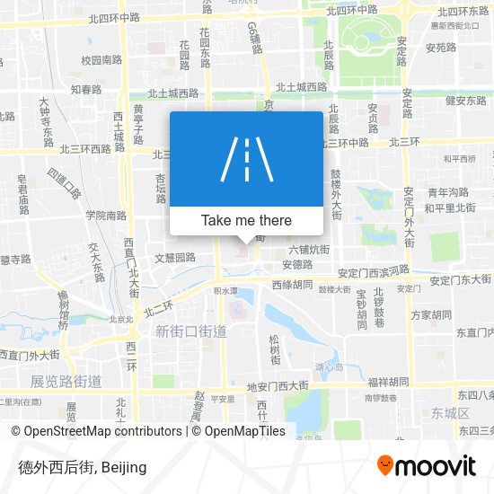 德外西后街 map