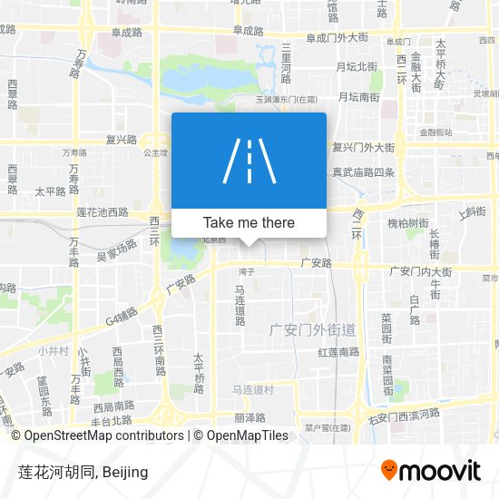 莲花河胡同 map