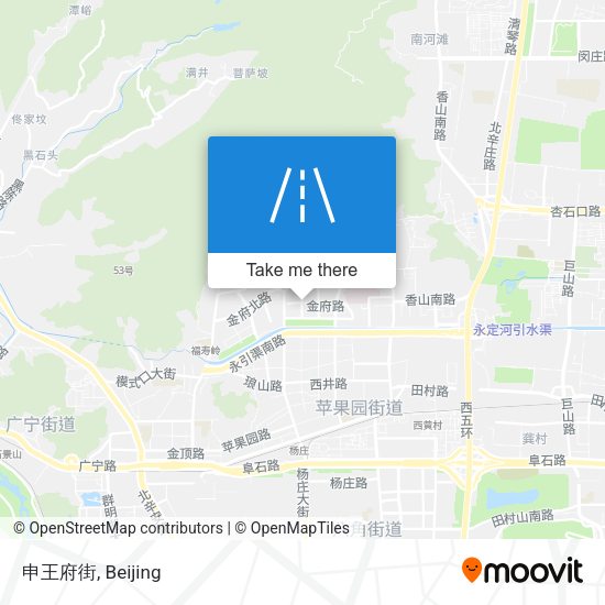 申王府街 map