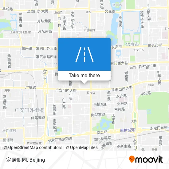 定居胡同 map