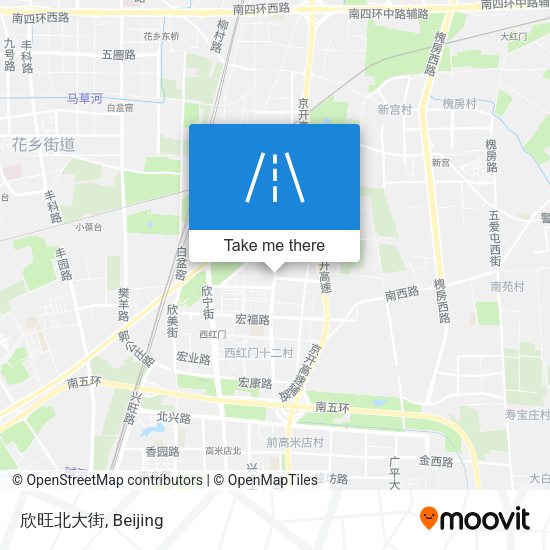 欣旺北大街 map