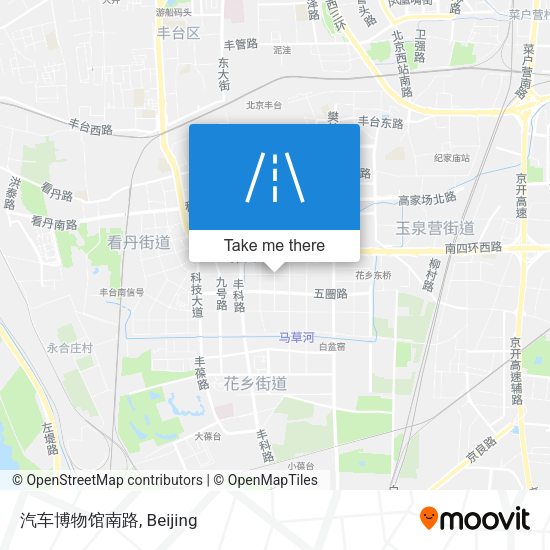 汽车博物馆南路 map