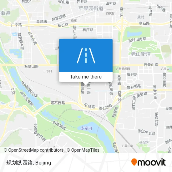 规划纵四路 map