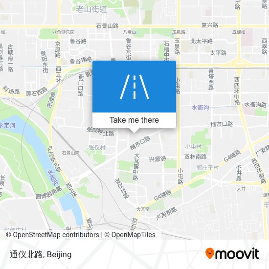 通仪北路 map