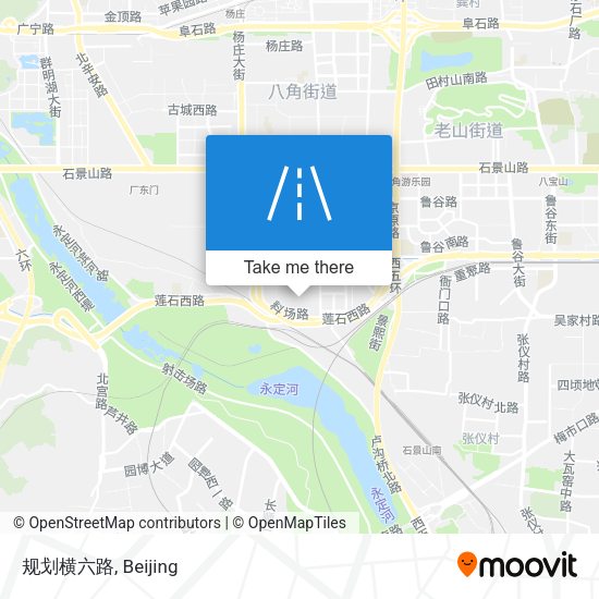 规划横六路 map
