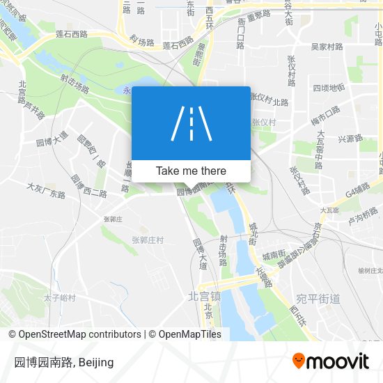 园博园南路 map