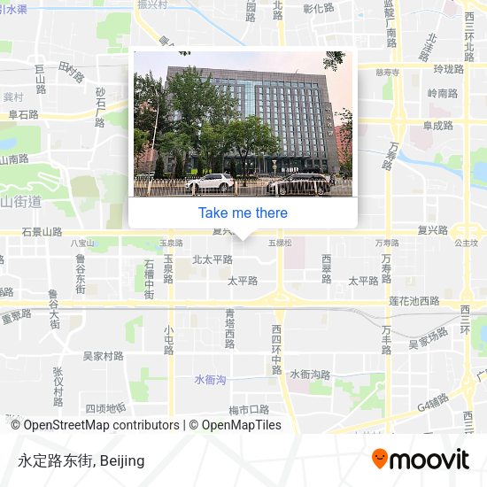 永定路东街 map